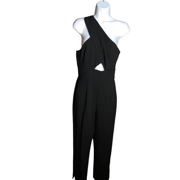 Black Halo Honey Cutout Jumpsuit in Black size 2 - Picture 5 of 12